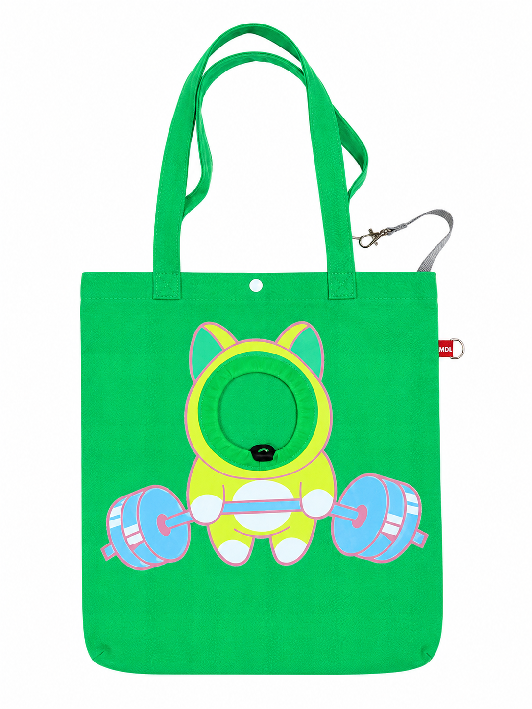 BOLSO CARGADOR VERDE PARA GATO O CACHORRO