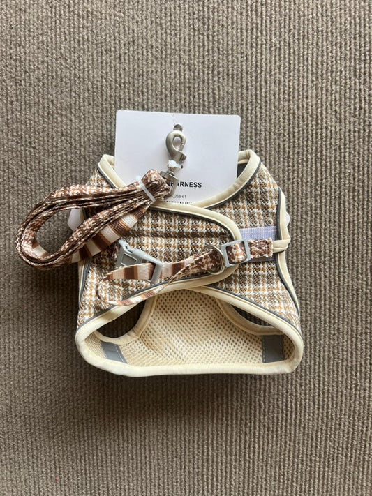 PECHERA CUADRO BEIGE