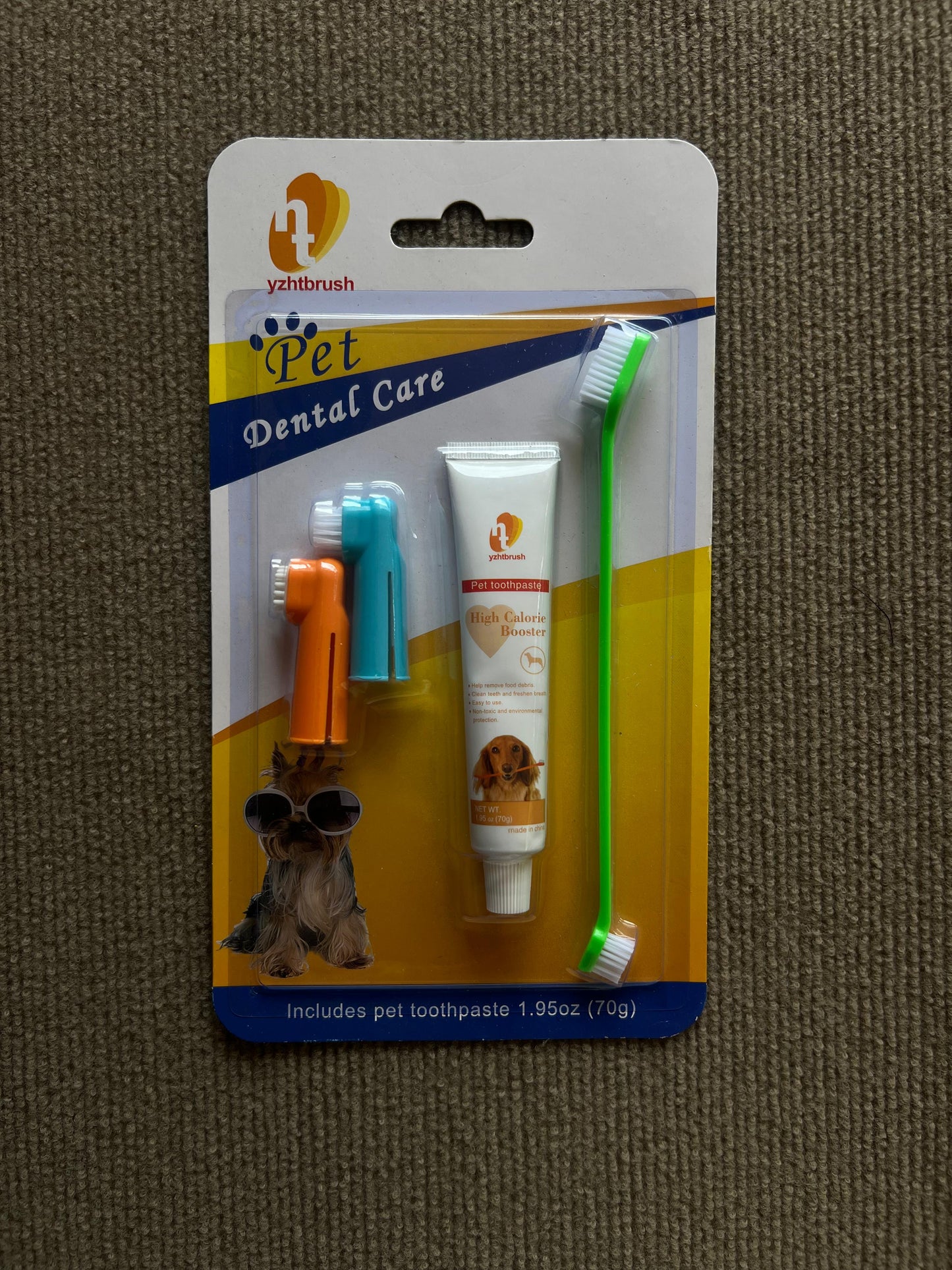 SET DE PASTA SABOR CARNE Y CEPILLO