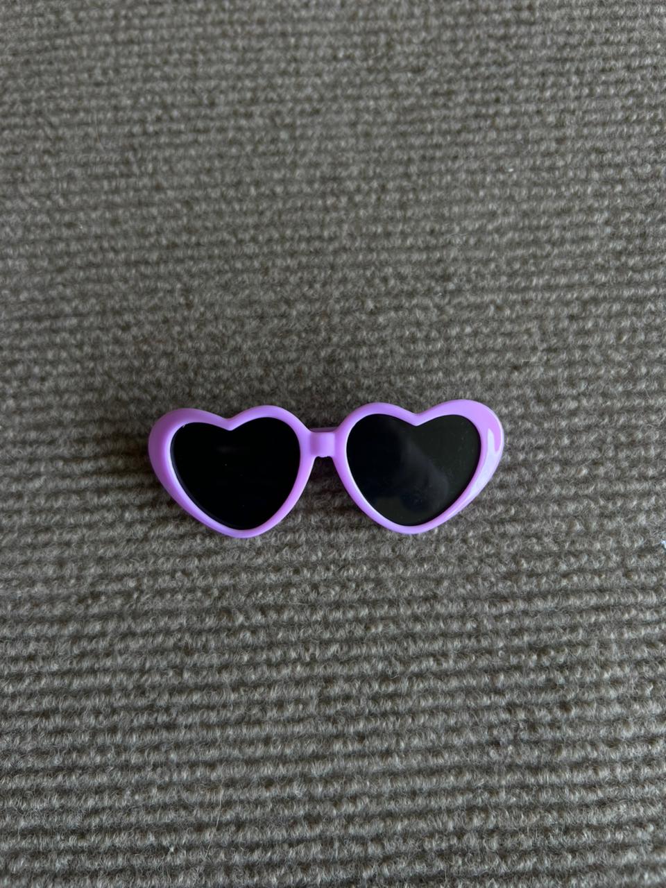 ANTEOJO CORAZON MORADO