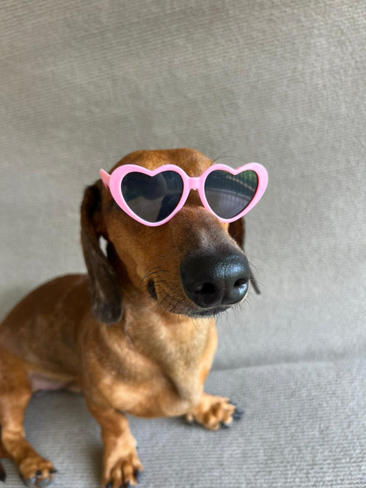 ANTEOJO CORAZON ROSA