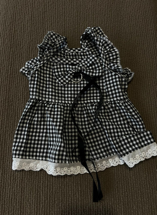 VESTIDOS CUADROS NEGROS