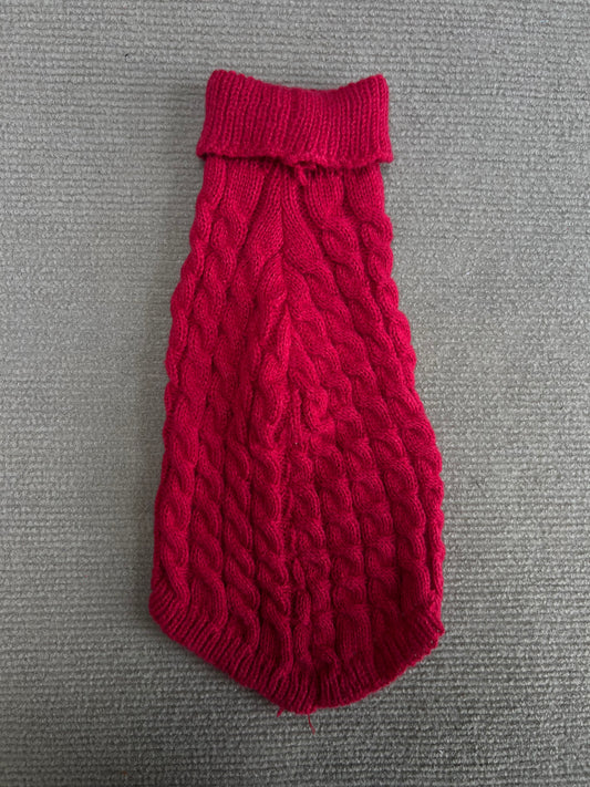 SUETÉR TEJIDO ROJO