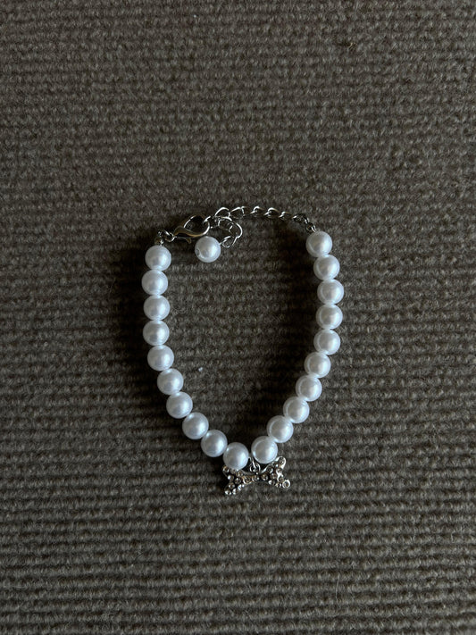 COLLAR PERLAS BLANCO