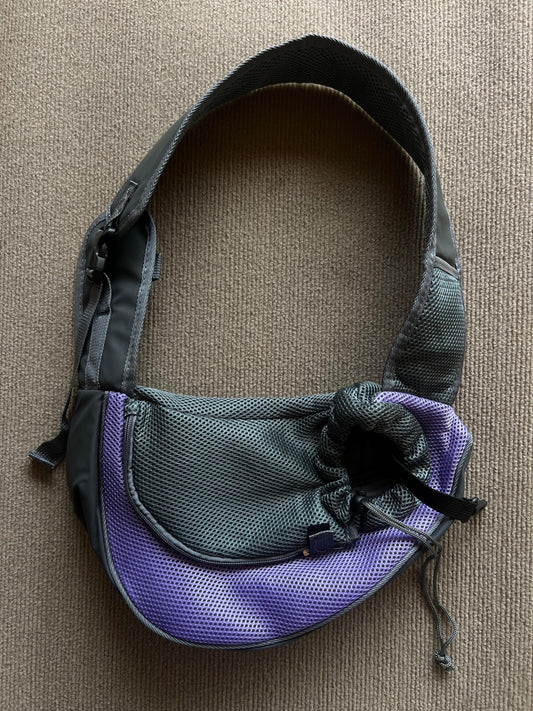 BOLSO CARGADOR MORADO TALLA S