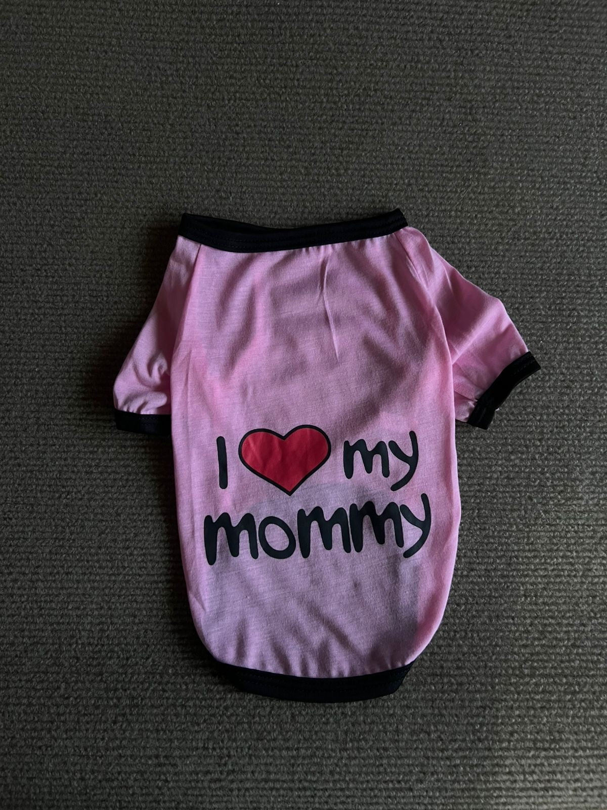 Camisa I love my mommy rosa