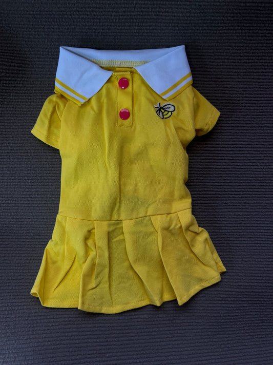 VESTIDO DEPORTIVO AMARILLO ABEJITA