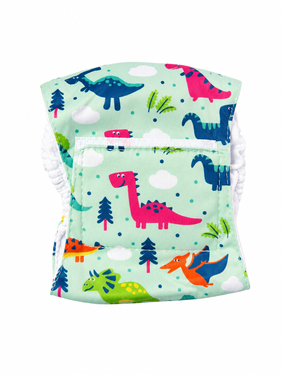 PAÑAL REUTILIZABLE DE DINO PARA MACHO