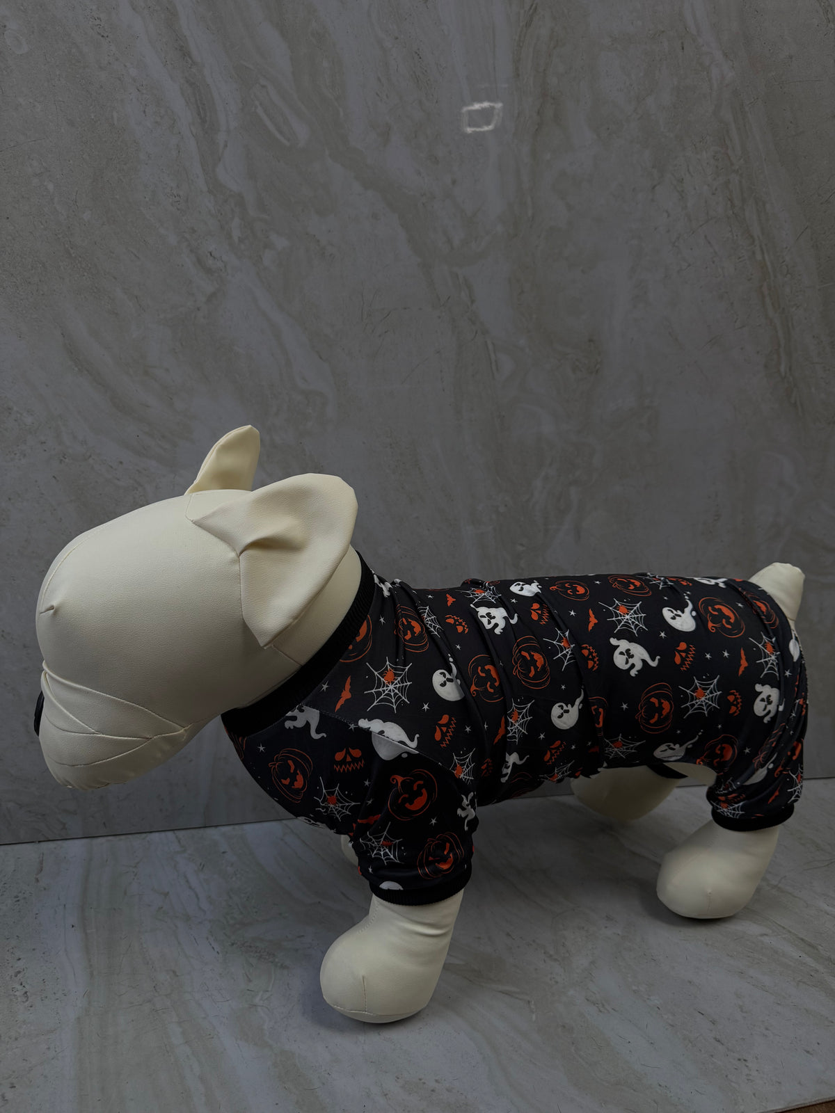 PIJAMA DE CALABAZA Y FANTASMA