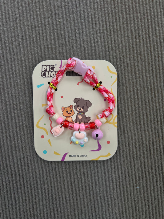 COLLAR DE PATITA ROSADO