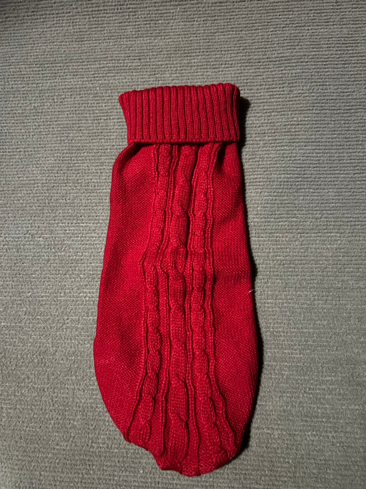 SUÉTER TEJIDO ROJO