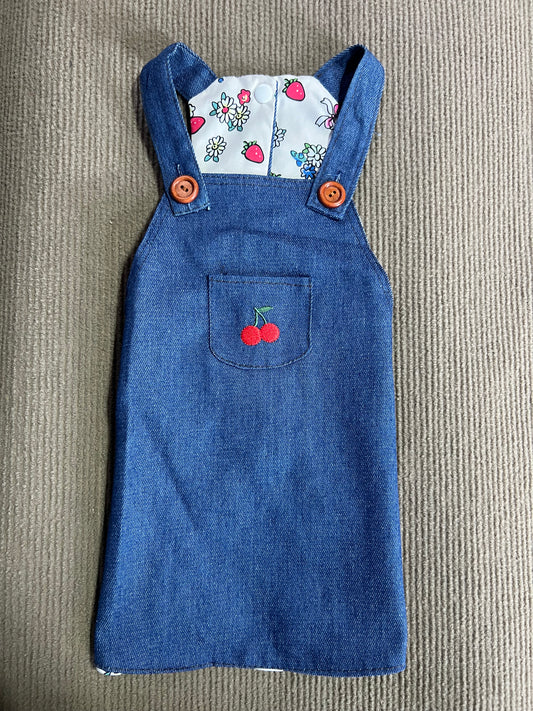 VESTIDO REVERSIBLE CEREZA