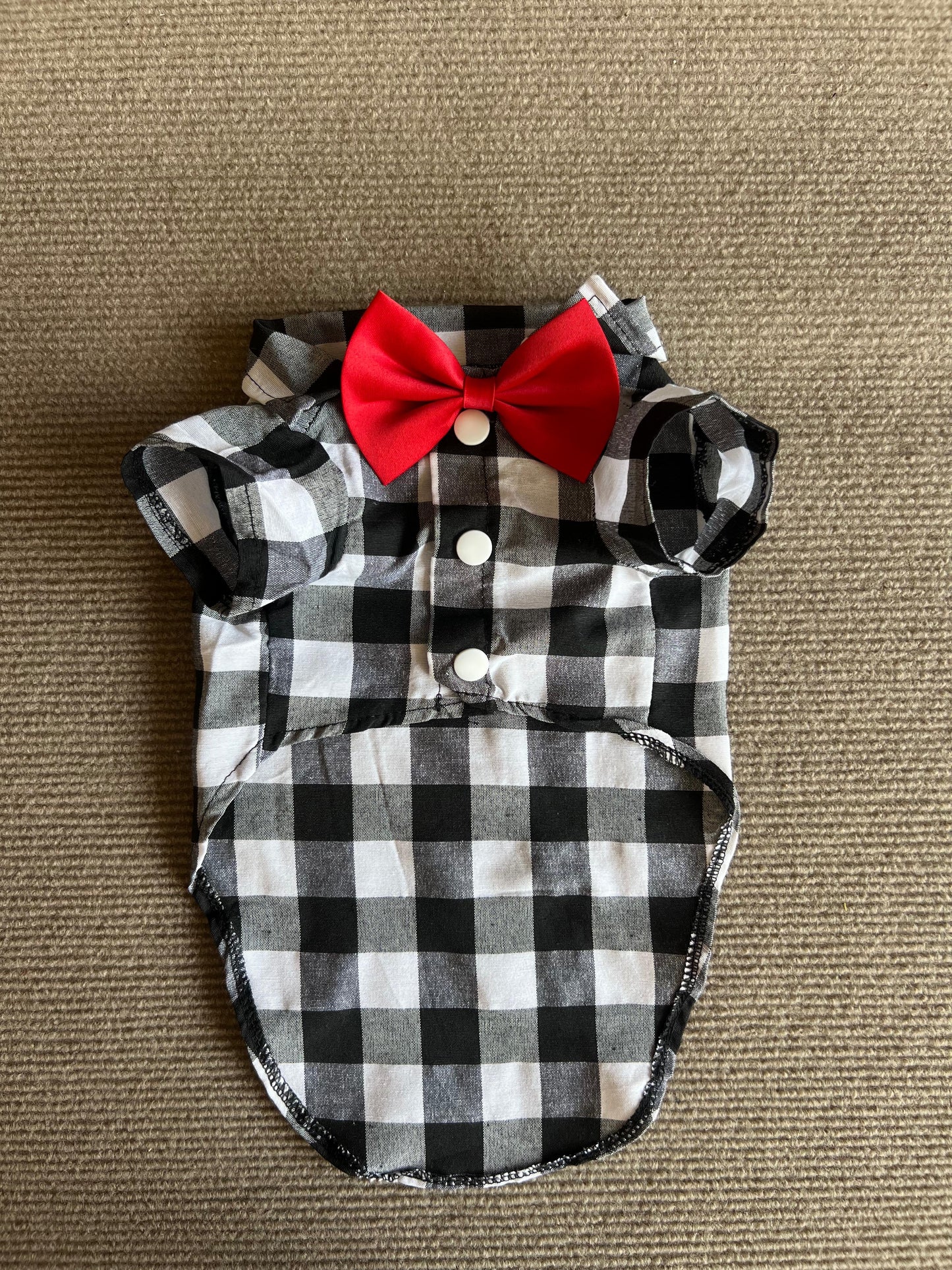 CAMISA CUADROS BLANCO