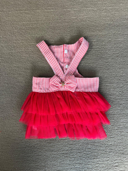 VESTIDO TIRANTE ROJO