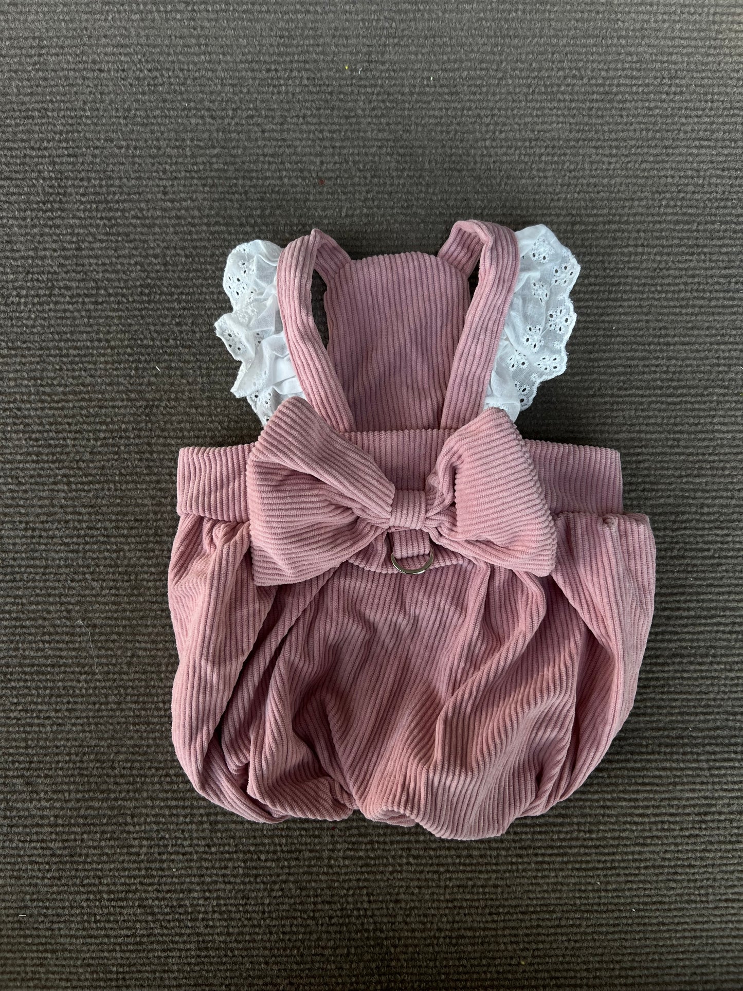 VESTIDO CORDUROY ROSADO