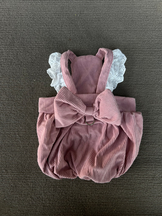 VESTIDO CORDUROY ROSADO