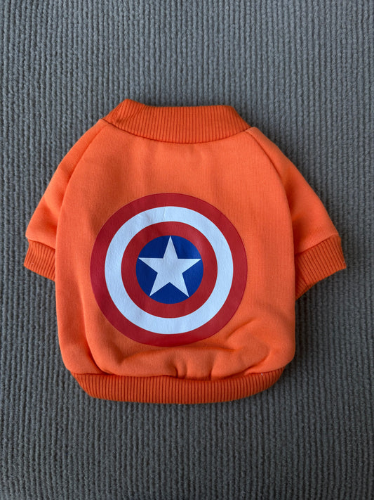ABRIGO CAPITÁN AMÉRICA NARANJA