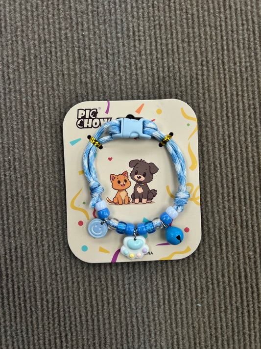 COLLAR DE PATITA CELESTE