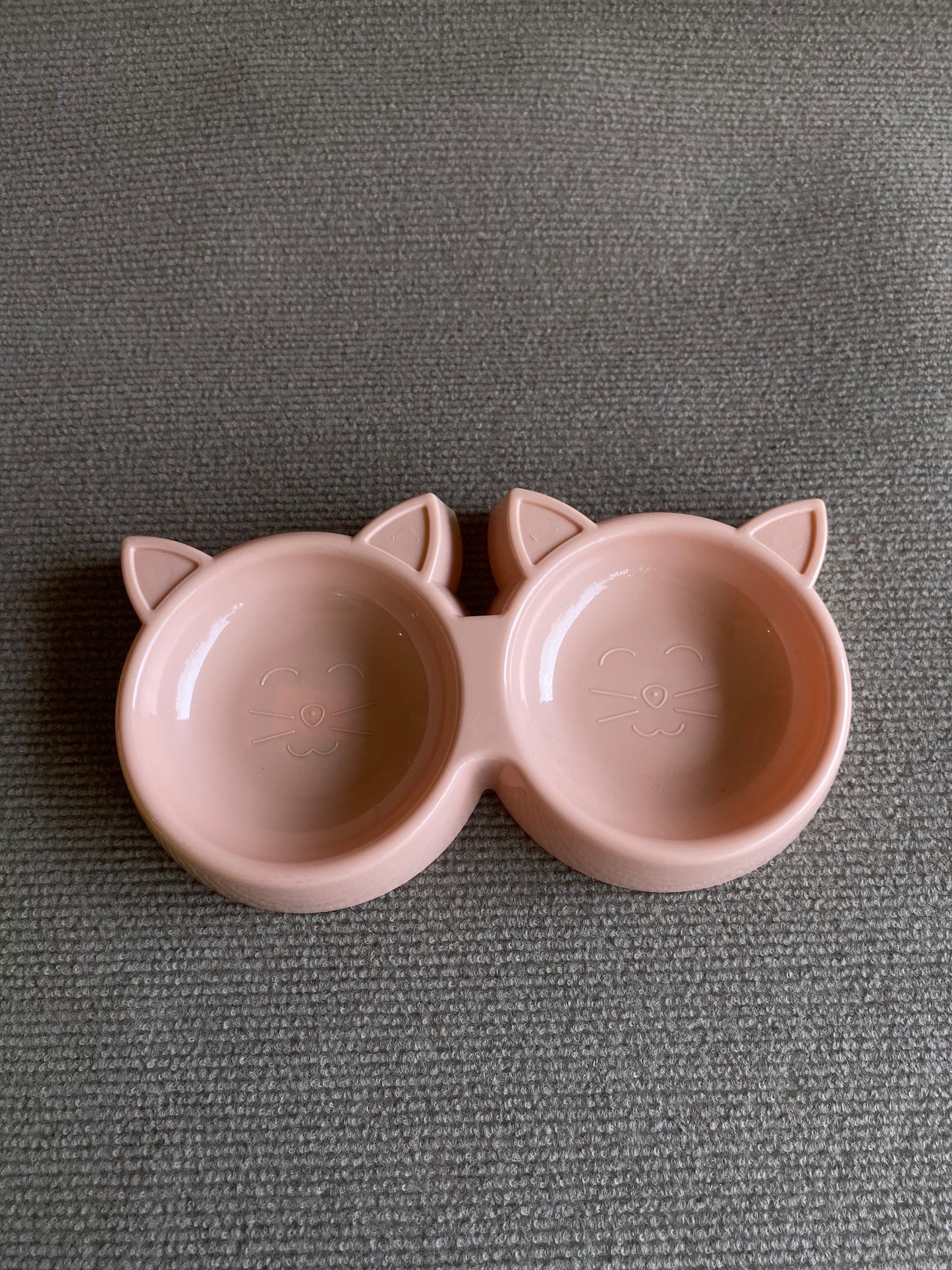 COMEDERO DOBLE FORMA GATO