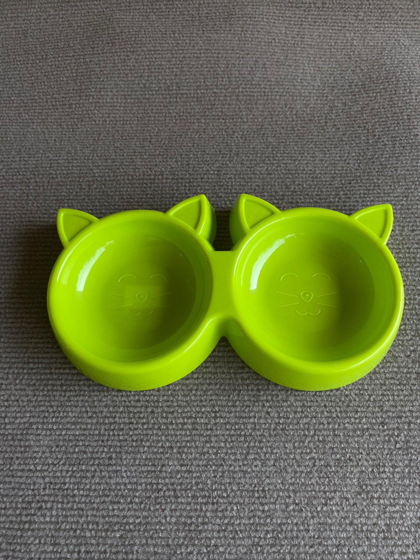 COMEDERO DOBLE FORMA GATO