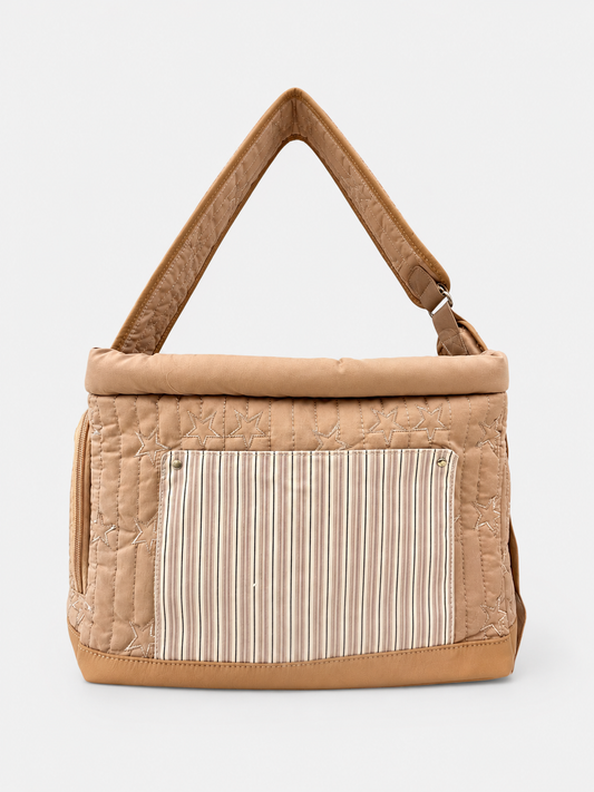 BOLSO CARGADOR CAFE