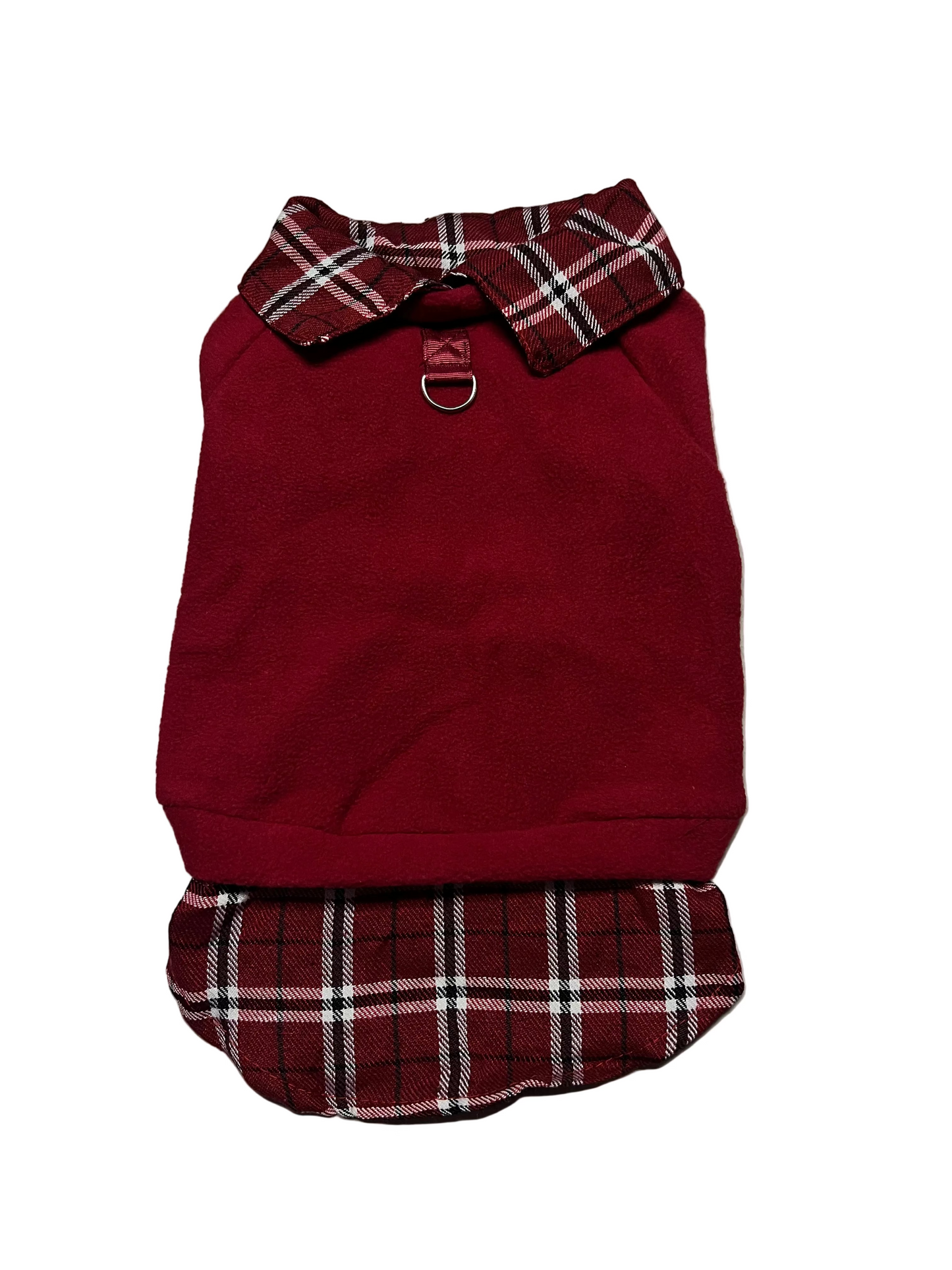 CAMISA ROJA CON CUADROS
