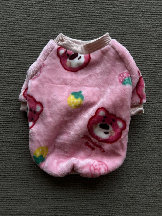 ABRIGO OSO ROSA