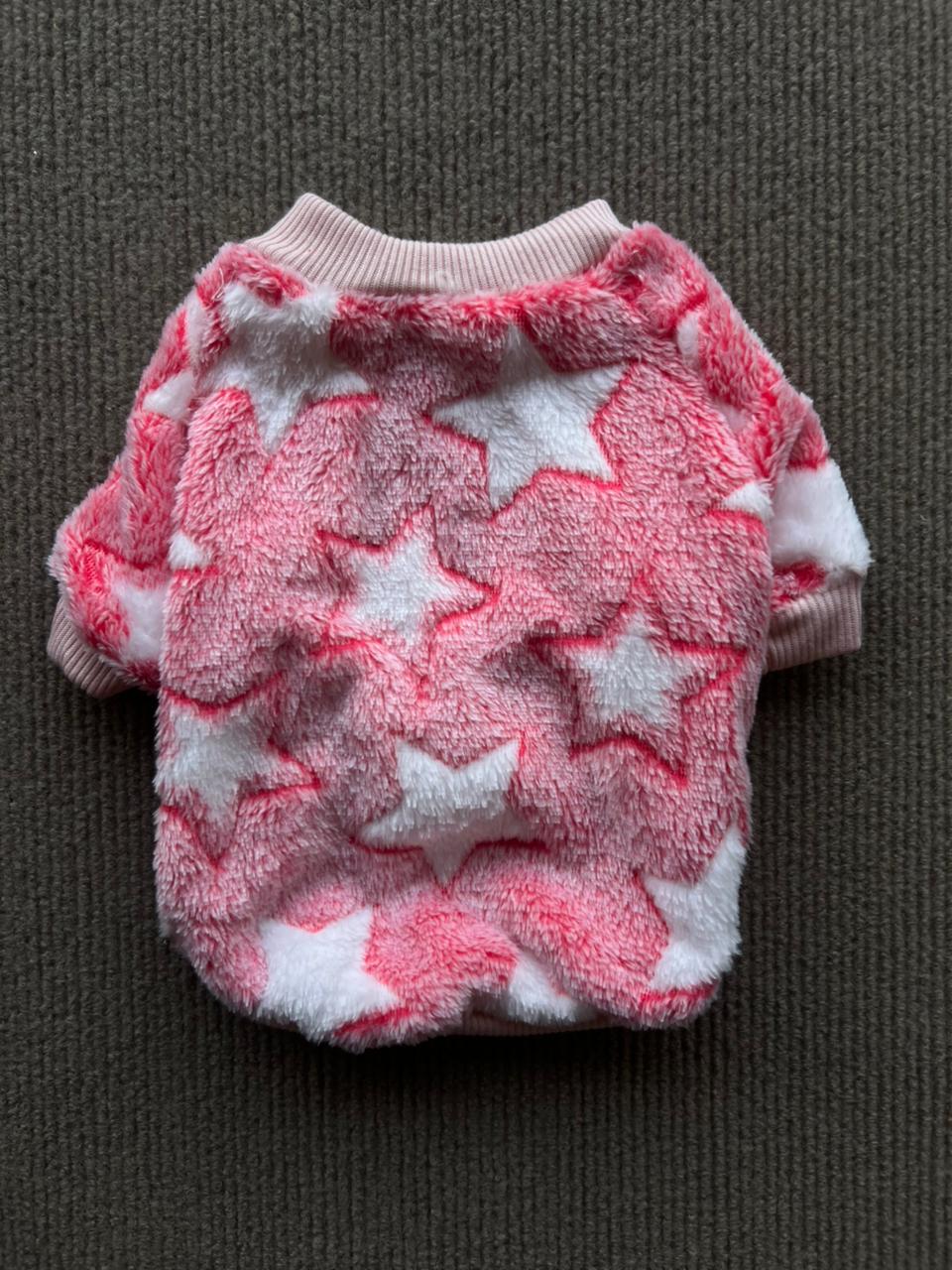 ABRIGO ESTRELLA ROSA