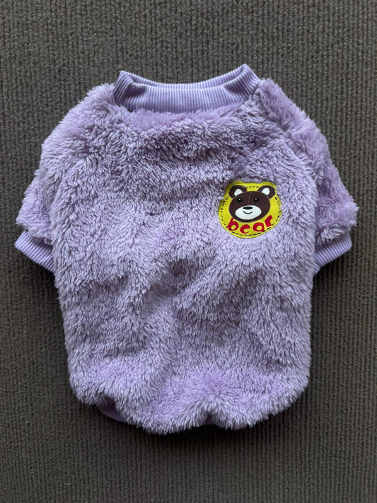 ABRIGO LISO MORADO
