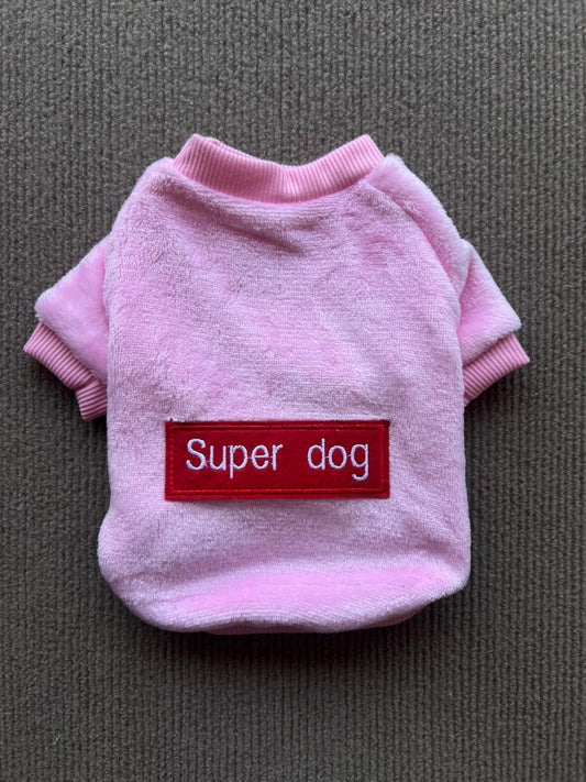 ABRIGO SUPER DOG ROSA