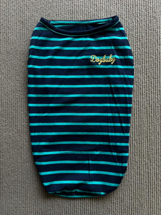 CAMISETA SIN MANGA RAYAS VERDE