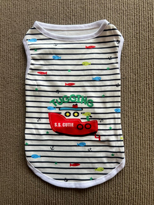 CAMISETA SIN MANGA BARCO