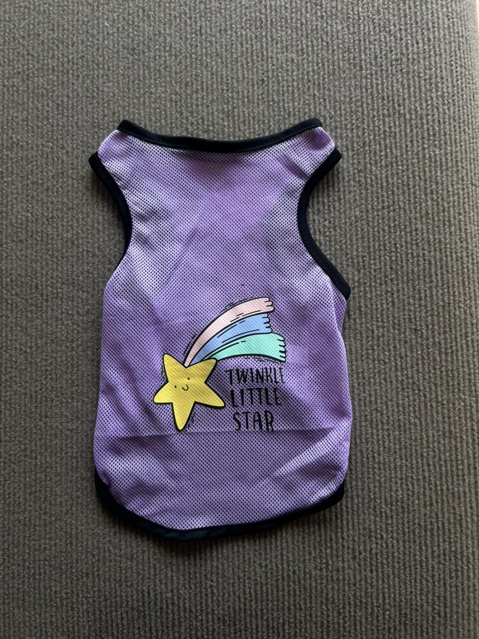 CAMISETA SIN MANGA ESTELLA MORADA