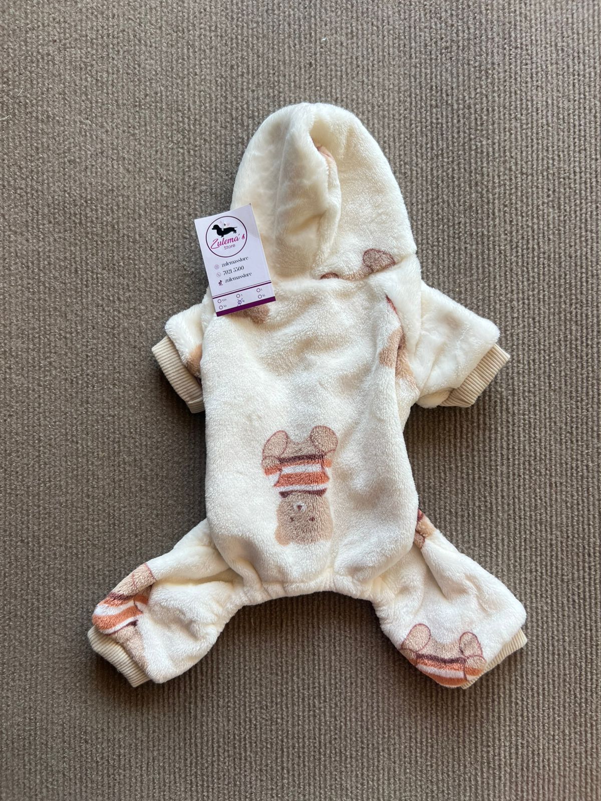 PIJAMA OSO PELUCHE