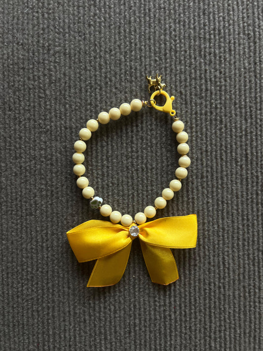 COLLAR LAZO AMARILLO