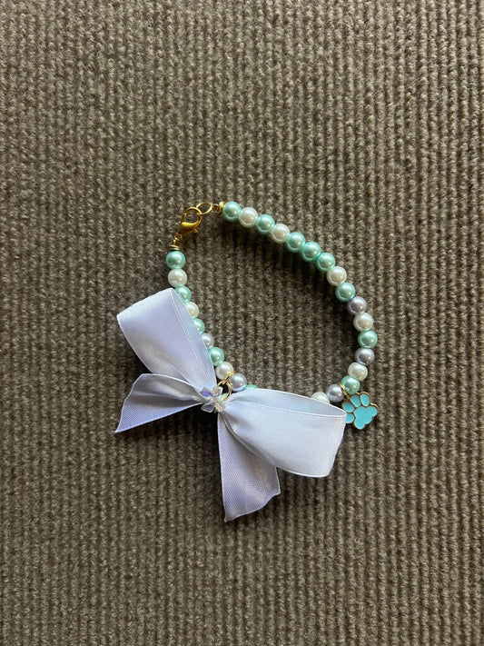 COLLAR LAZO BLANCO