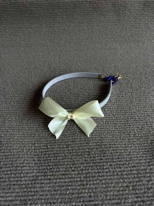 COLLAR LAZO BLANCO
