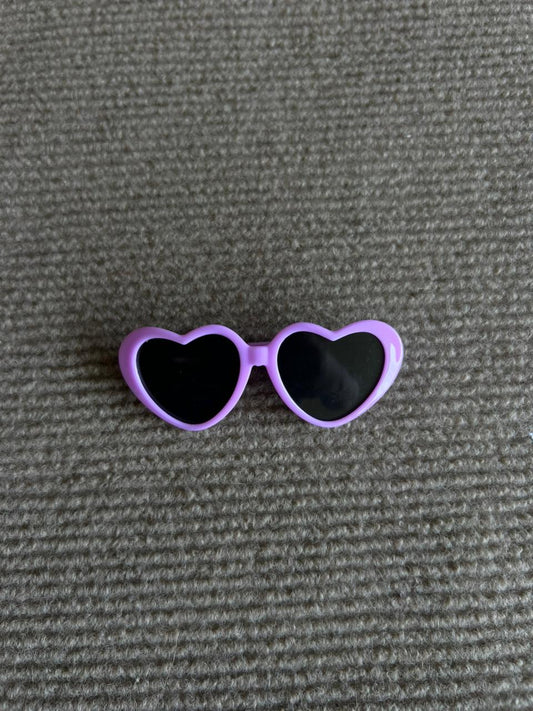 ANTEOJO CORAZON MORADO